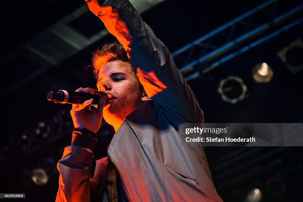 Singer Kayefi German rapper Kayef performs live on stage during a concert at C-Club ...