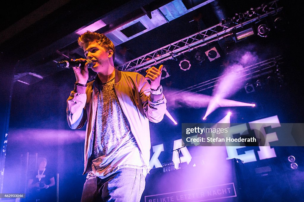 Singer Kayefi German rapper Kayef performs live on stage during a concert at C-Club ...