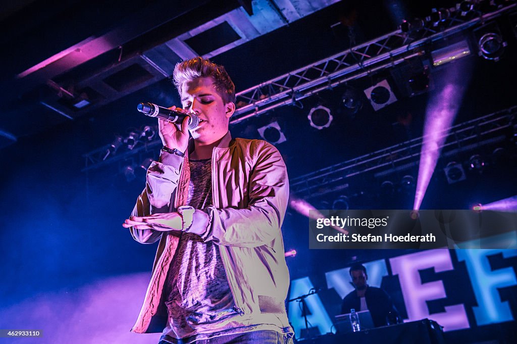 Singer Kayefi German rapper Kayef performs live on stage during a concert at C-Club ...
