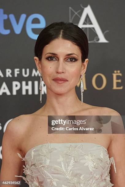 Nerea Barros attends Goya Cinema Awards 2014 at Centro de Congresos Principe Felipe on February 7, 2015 in Madrid, Spain.