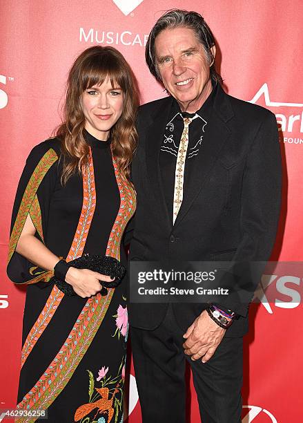 John Doe arrives at the MusiCares Person Of The Year Tribute To Bob Dylan on February 6, 2015 in Los Angeles, California.