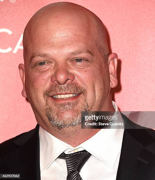 Rick Harrison arrives at the MusiCares Person Of The Year Tribute To Bob Dylan on February 6, 2015 in Los Angeles, California.
