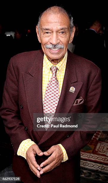 Representative for Michigan's 13th congressional district John Conyers attends The ASCAP 2015 GRAMMY Nominees Brunch at SLS Hotel on February 7, 2015...