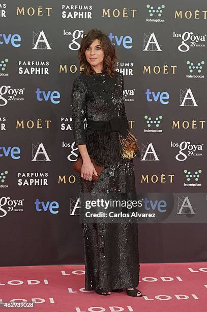 Natalia Tena attends Goya Cinema Awards 2014 at Centro de Congresos Principe Felipe on February 7, 2015 in Madrid, Spain.