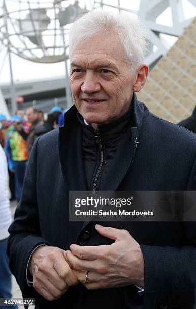 Founder of the Volga Group, Gennady Timchenko, attends the 1st anniversary celebration of the Sochi 2014 Olympics February 7, 2015 in Sochi, Russia.