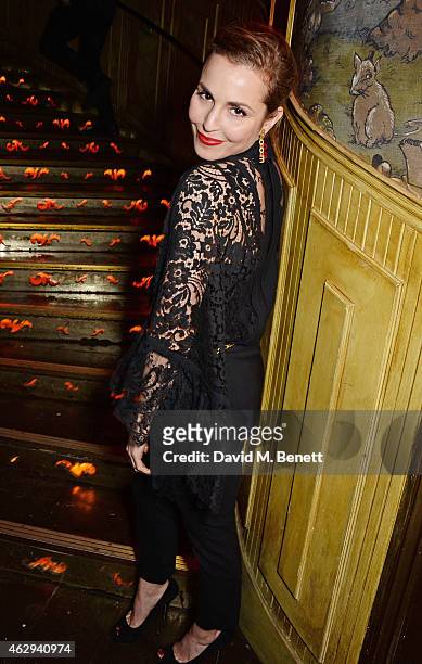 Noomi Rapace attends The Box 4th Birthday Party in partnership with Belvedere Vodka at The Box on February 7, 2015 in London, England.