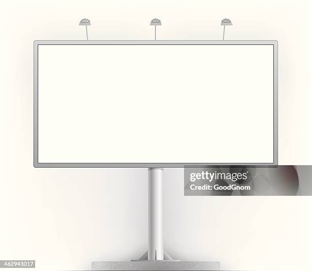 billboard - construction hoarding stock illustrations
