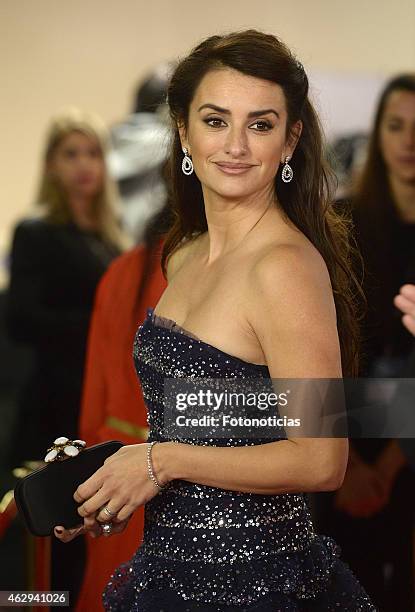 Penelope Cruz attends Goya Cinema Awards 2015 at Centro de Congresos Principe Felipe on February 7, 2015 in Madrid, Spain.