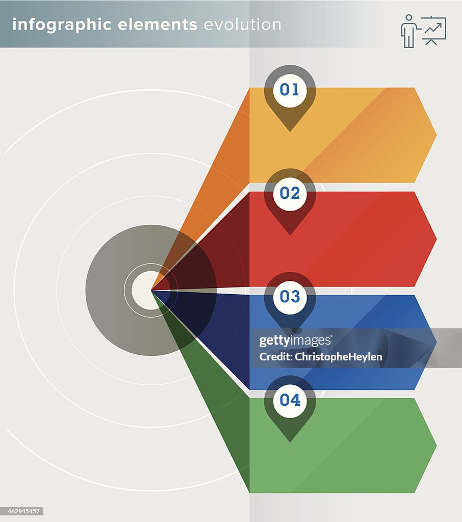 Infographics Elements Evolution Series High-Res Vector Graphic - Getty ...