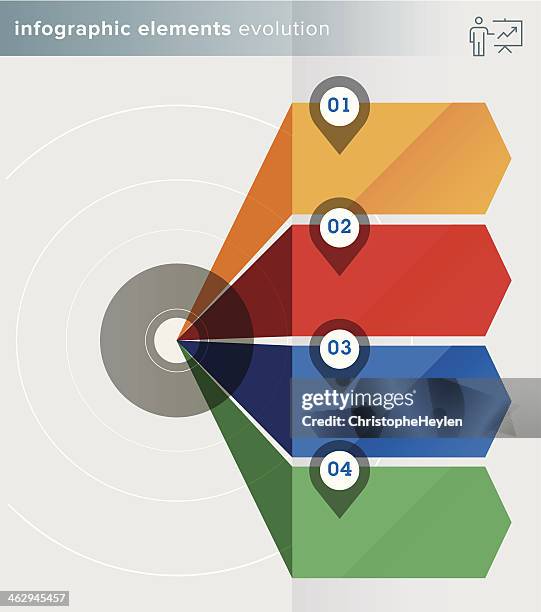 Infographics Elements Evolution Series High-Res Vector Graphic - Getty ...