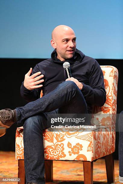 Executive producer Marcos Siega speaks on a panel following the Prime-time Series Screening: FOX presents The Following during aTVfest presented by...