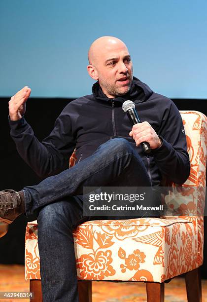 Executive producer Marcos Siega speaks on a panel following the Prime-time Series Screening: FOX presents The Following during aTVfest presented by...