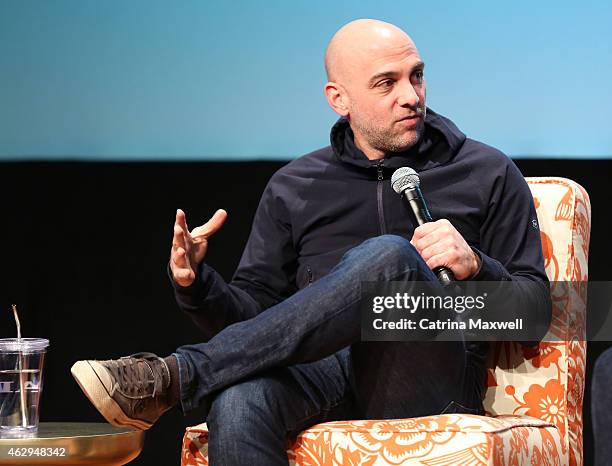 Executive producer Marcos Siega speaks on a panel following the Prime-time Series Screening: FOX presents The Following during aTVfest presented by...