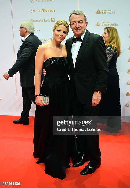 President of the German National Football Federation Wolfang Niersbach and Marion Popp attend the German Sports Gala 'Ball des Sports' on February 7,...
