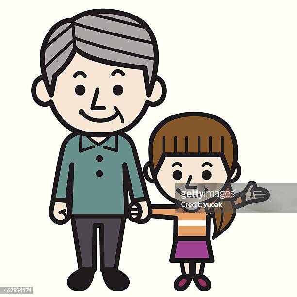 Grandfather And Grandson High-Res Vector Graphic - Getty Images