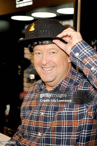 Journalist Sam Rubin attends the GRAMMY gift lounge during The 57th Annual GRAMMY Awards at the Staples Center on February 7, 2015 in Los Angeles,...