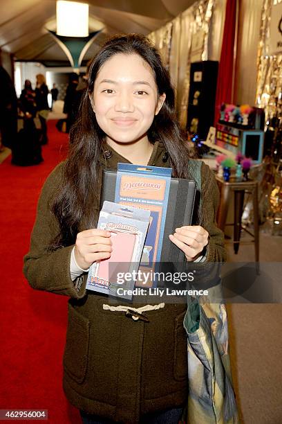 Melodie Tai attends the GRAMMY gift lounge during The 57th Annual GRAMMY Awards at the Staples Center on February 7, 2015 in Los Angeles, California.