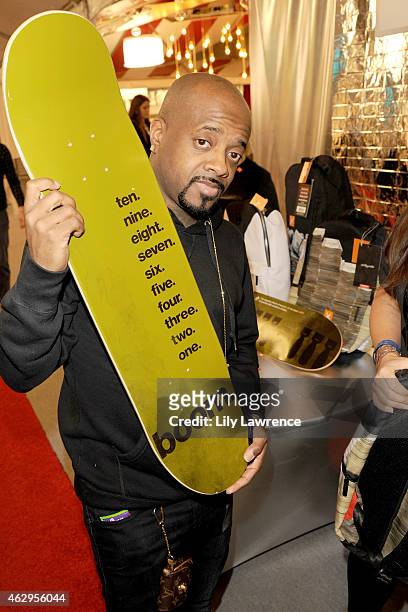Record producer Jermaine Dupri attends the GRAMMY gift lounge during The 57th Annual GRAMMY Awards at the Staples Center on February 7, 2015 in Los...