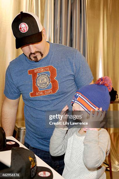 Singer Joey Fatone attends the GRAMMY gift lounge during The 57th Annual GRAMMY Awards at the Staples Center on February 7, 2015 in Los Angeles,...