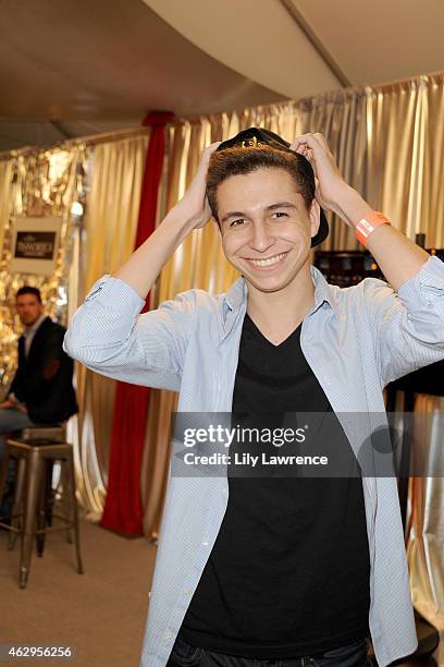 Gabe Erwin attends the GRAMMY gift lounge during The 57th Annual GRAMMY Awards at the Staples Center on February 7, 2015 in Los Angeles, California.