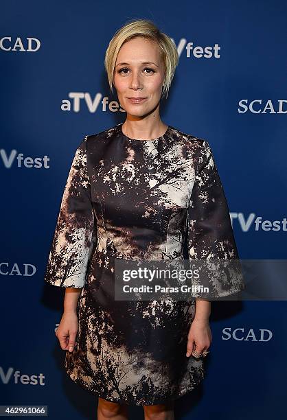 Actress Liza Weil attends ABC presents "How to Get Away with Murder" Screening at aTVfest presented by SCAD at SCADshow on February 7, 2015 in...