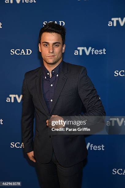 Actor Jack Falahee attends ABC presents "How to Get Away with Murder" Screening at aTVfest presented by SCAD at SCADshow on February 7, 2015 in...