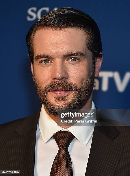 Actor Charlie Weber attends ABC presents "How to Get Away with Murder" Screening at aTVfest presented by SCAD at SCADshow on February 7, 2015 in...