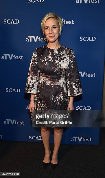 Actress Liza Weil attends ABC presents "How to Get Away with Murder" Screening at aTVfest presented by SCAD at SCADshow on February 7, 2015 in...