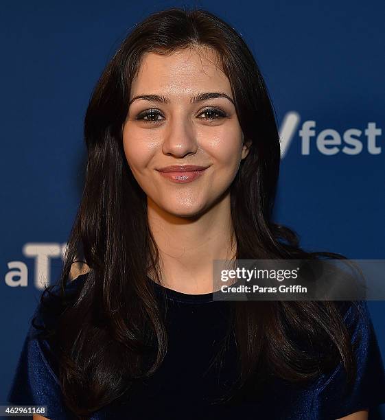 Actress Katie Findlay attends ABC presents "How to Get Away with Murder" Screening at aTVfest presented by SCAD at SCADshow on February 7, 2015 in...