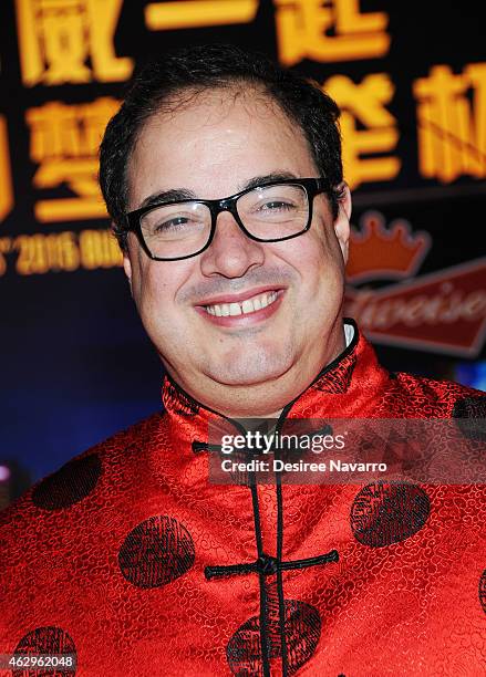 Global Chief Marketing Officer at Anheuser-Busch Miguel Patricio attends Maggie Q Toasts The Chinese New Year at Times Square on February 7, 2015 in...