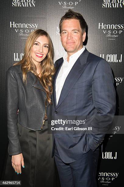 Actor Michael Weatherly attends the Hennessy Toasts Achievements In Music on February 7, 2015 in Los Angeles, California.