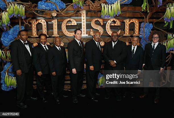 Preservation Hall Jazz Band attends Nielsen Hosts Pre-GRAMMY Celebration Connecting Media Brands and Entertainment on February 7, 2015 in Los...