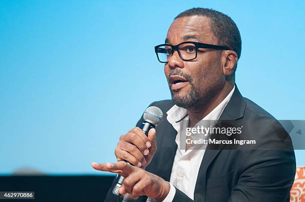 Executive producer Lee Daniels onstage during aTVfest 2015-Day 3 Q-and-A session of FOX's "Empire" presented by SCAD on February 7, 2015 in Atlanta,...