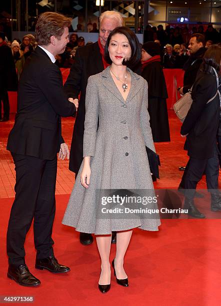 French Minister of Culture Fleur Pellerin attends the 'Diary of a Chambermaid' premiere during the 65th Berlinale International Film Festival at...