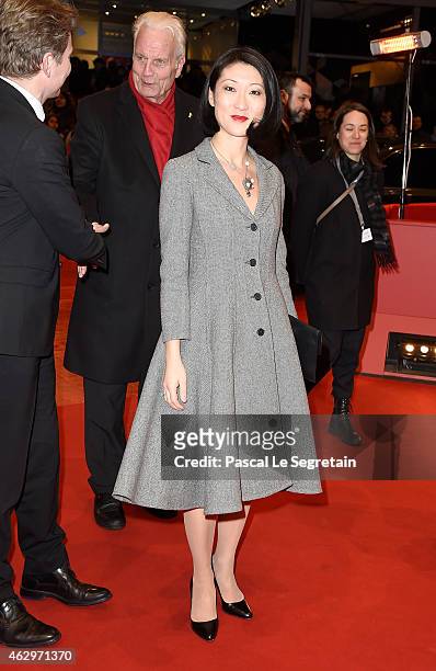 French Minister of Culture Fleur Pellerin attends the 'Diary of a Chambermaid' premiere during the 65th Berlinale International Film Festival at...