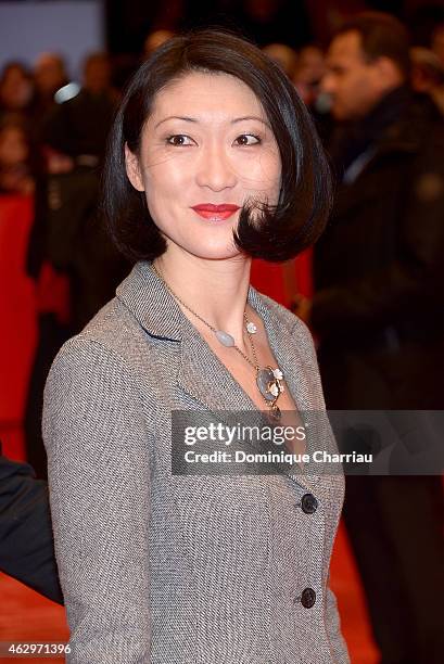 French Minister of Culture Fleur Pellerin attends the 'Diary of a Chambermaid' premiere during the 65th Berlinale International Film Festival at...