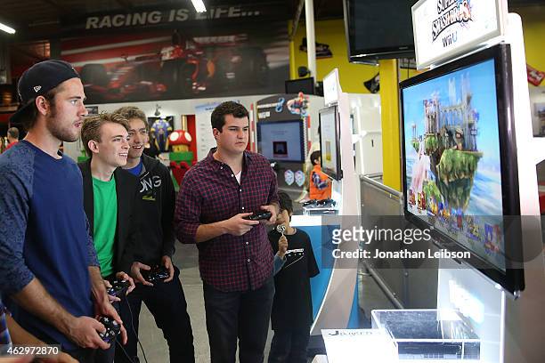 Dylan Riley Snyder Races Into His 18th Year With Nintendo at K1 Speed on February 7, 2015 in Gardena, California.