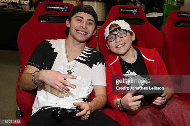 Ryan Ochoa attends the Dylan Riley Snyder Races Into His 18th Year With Nintendo at K1 Speed on February 7, 2015 in Gardena, California.