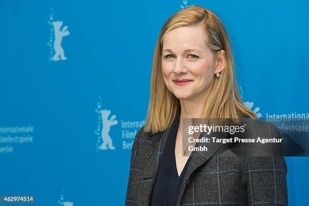 Laura Linney attends the 'Mr. Holmes' photocall during the 65th Berlinale International Film Festival at Grand Hyatt Hotel on February 8, 2015 in...