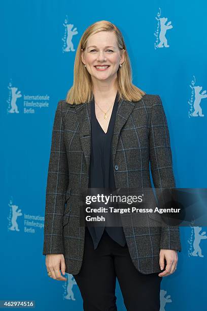 Laura Linney attends the 'Mr. Holmes' photocall during the 65th Berlinale International Film Festival at Grand Hyatt Hotel on February 8, 2015 in...