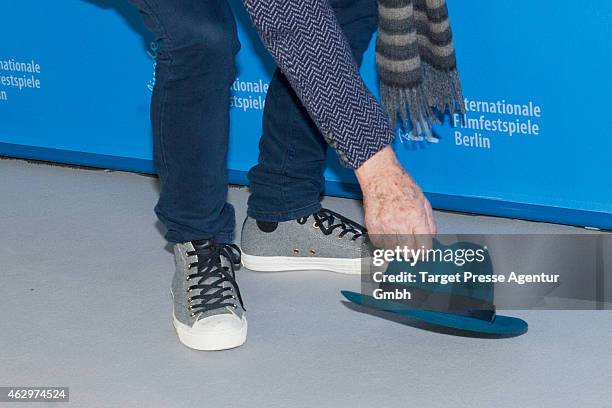 Sir Ian McKellen attends the 'Mr. Holmes' photocall during the 65th Berlinale International Film Festival at Grand Hyatt Hotel on February 8, 2015 in...