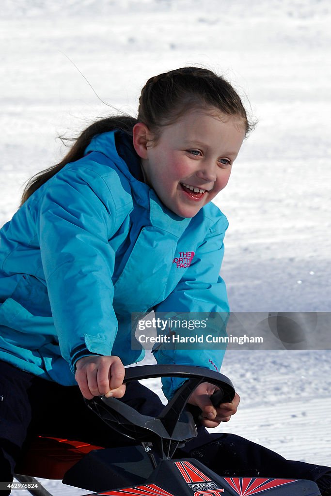 The Danish Royal Family Hold Annual Skiing Photocall In Verbier