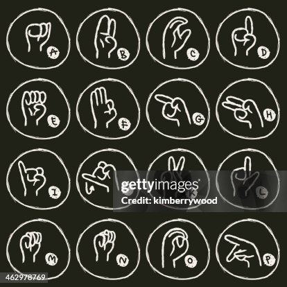 Getty Hand Sign Hand Sign High-Res Vector Graphic - Getty Images