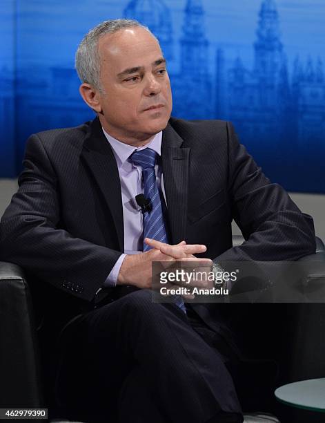Israeli Inteligence, International Relations and Strategic Minister Yuval Steinitz attends at the 51st Security Conference in Munich on February 08,...