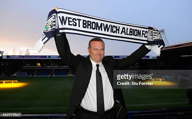 New West Bromwich Albion manager Pepe Mel faces the media before the press conference to announce his arrival, at The Hawthorns on January 16, 2014...