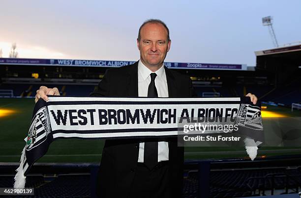 New West Bromwich Albion manager Pepe Mel faces the media before the press conference to announce his arrival, at The Hawthorns on January 16, 2014...