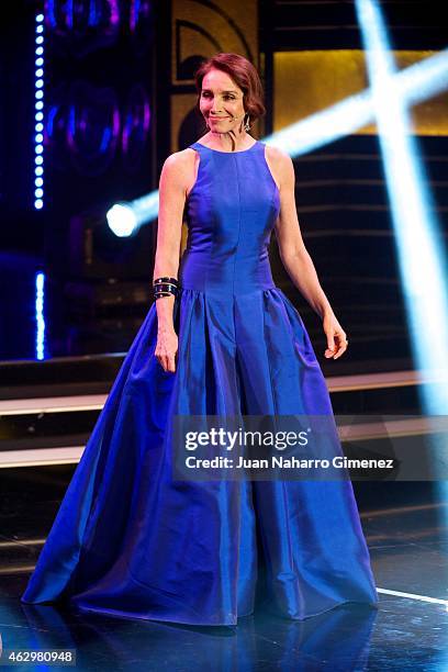 Ana Belen attends the 2015 edition of the 'Goya Cinema Awards' ceremony at Centro de Congresos Principe Felipe on February 7, 2015 in Madrid, Spain.