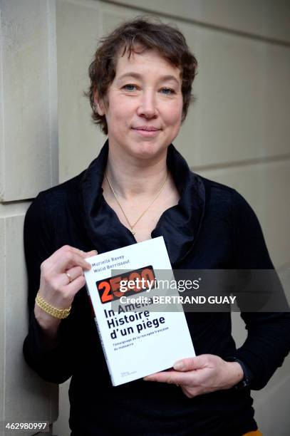 Murielle Ravey, nurse and author of the book "In Amenas Histoire d'un piege" about the seizure of the In Amenas desert gas plant in Algeria in 2013,...