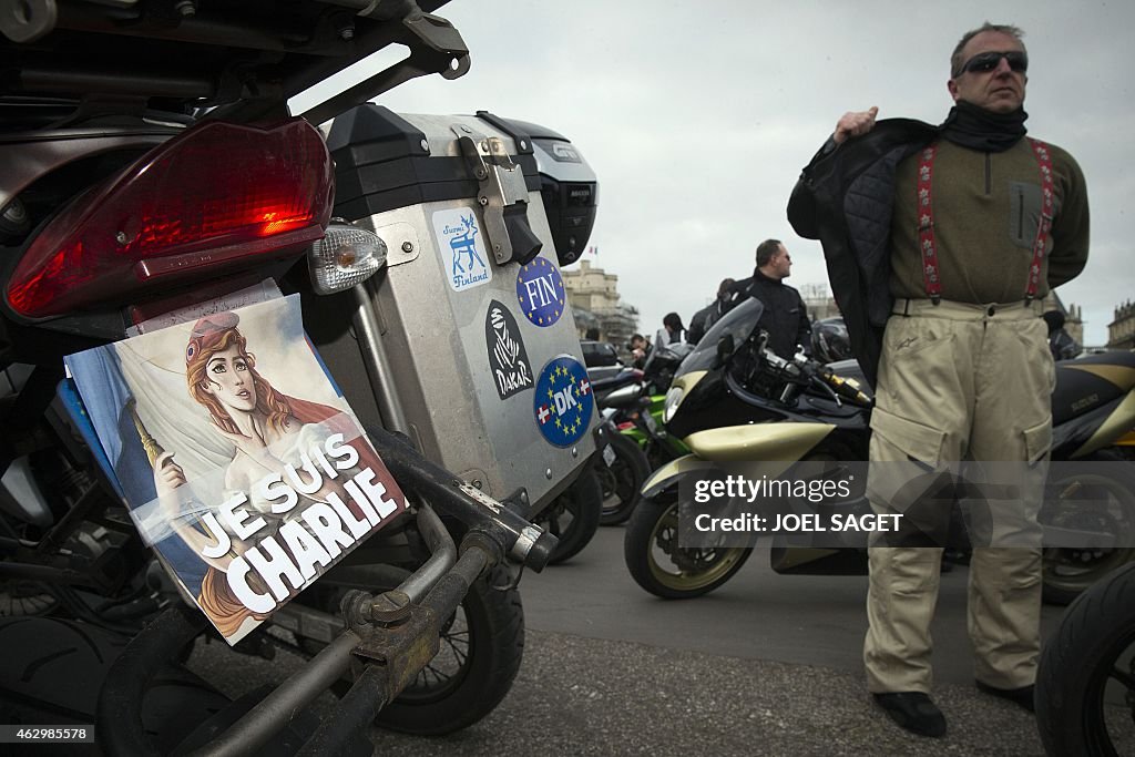 FRANCE-TRANSPORT-ENERGY-ENVIRONMENT-BIKERS-POLLUTION-DEMO