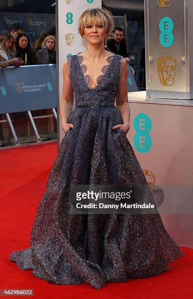 Edith Bowman attends the EE British Academy Film Awards at The Royal Opera House on February 8, 2015 in London, England.
